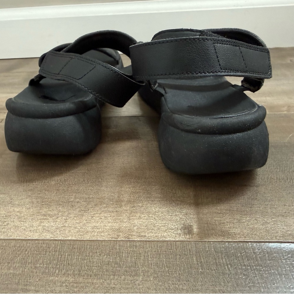 Puma Lily Slingback Sandal Women 7 Black Ankle Strap Comfort Adjustable Sporty - Picture 3 of 10